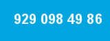 929 098 49 86 929 098 49 86